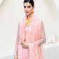 Qalamkar Casual Pret 26 – Jacquard 3 Piece Stitched Suit PA-07 (Pink)