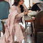 AZURE - EID ENSEMBLES unstitch chiffon 3 pc suite (Rosebud)