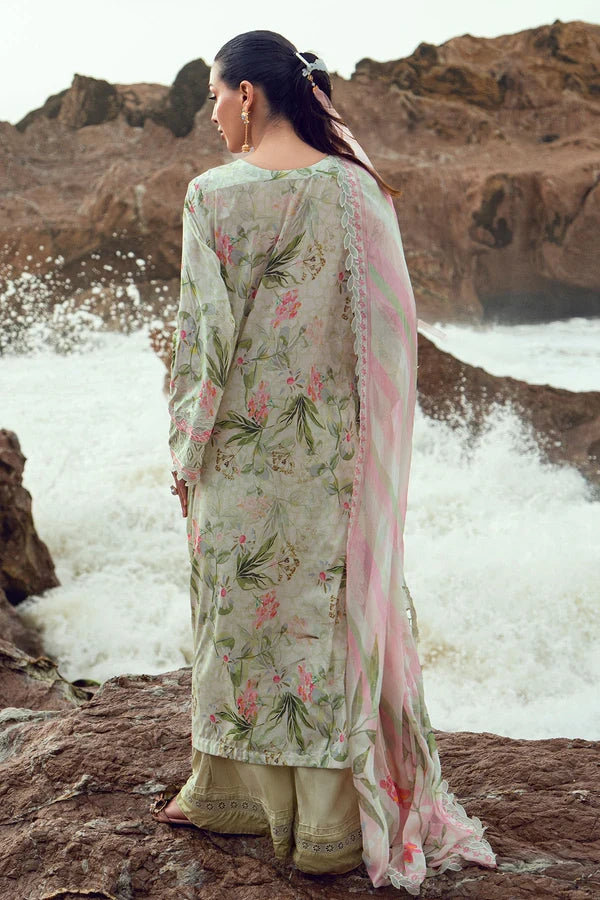 Gardenia by Nurèh – Embroidered & Printed Lawn 3 Piece Suit with Chiffon Dupatta (NSG-203)