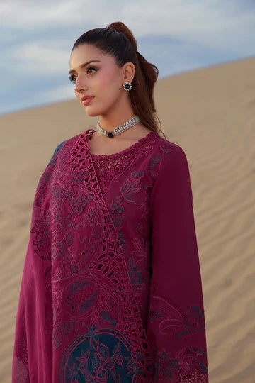 Rang Rasiya – Zara | Luxury 3D Floral Embroidered Lawn 3-Piece Suit