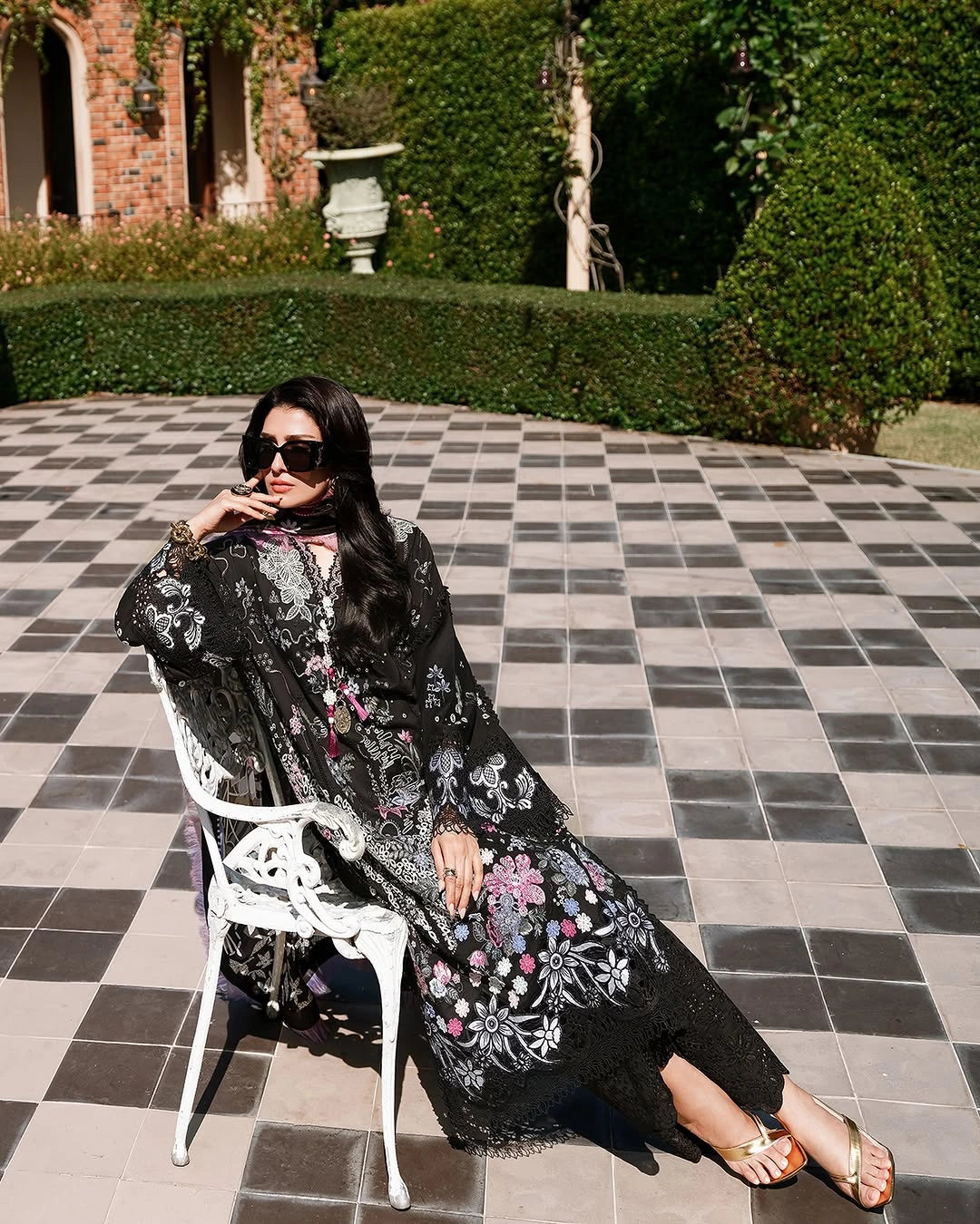 Mushq A Moi Luxury Lawn ’26 | Embroidered 3-Piece Unstitched Suit (Gentle Breeze)