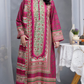 Hayat Summer Printed Kaftan Stitched 3 Piece Suit (03)