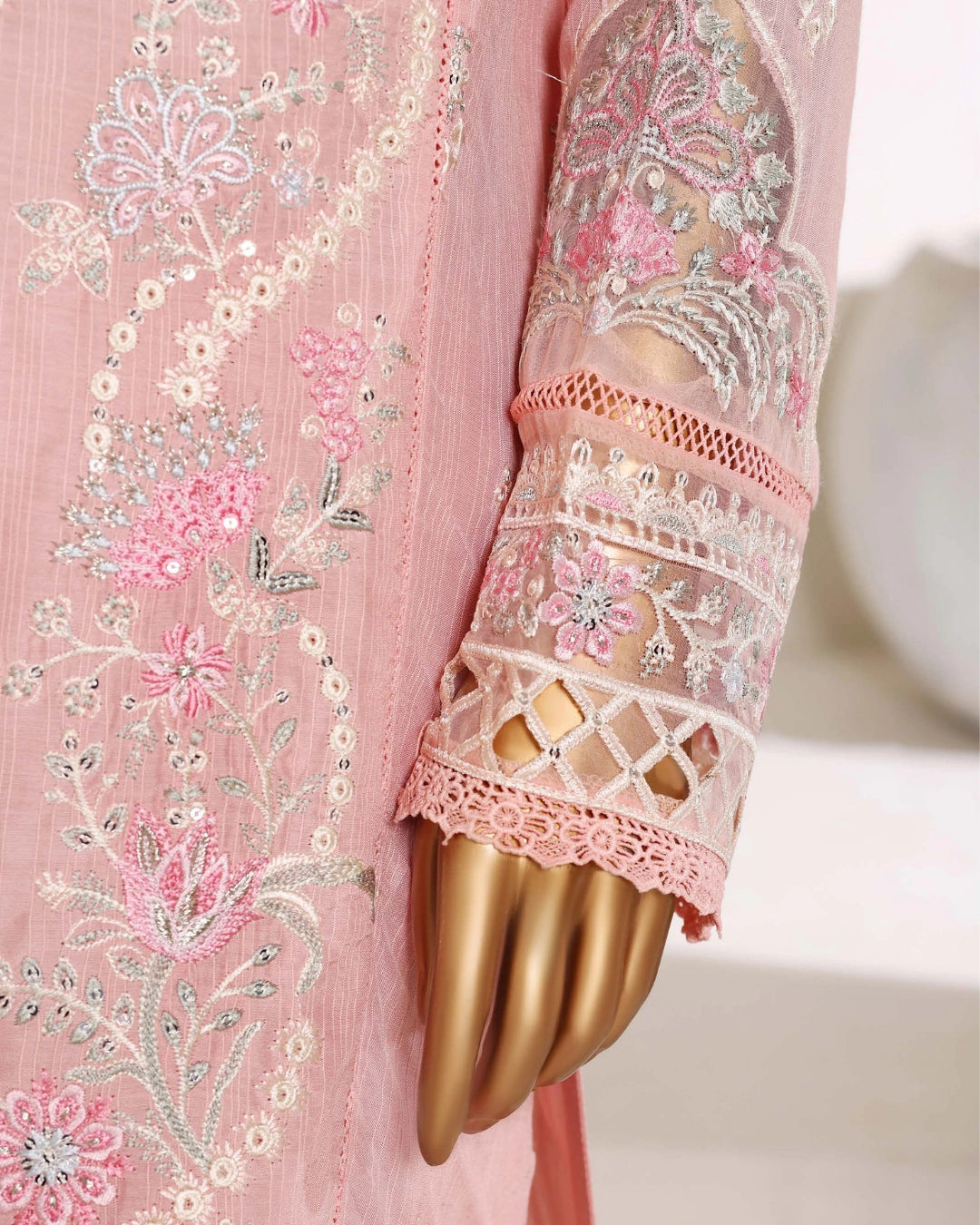 Sadabahar Luxury Embroidered Lawn Stitched 3-Piece Suit | Festive Collection