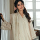 Azure Ensembles '26 - Premium 3 Piece Unstitched Suit (Ivory Petal)