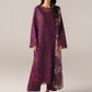 Iznik spring summer Purple Plum Embroidered Lawn 3 Piece stitched Suit (SS-08)