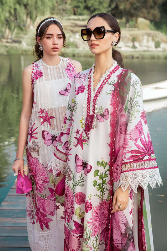 Maria B Unstitched Mprint 10A Lawn Collection 25'