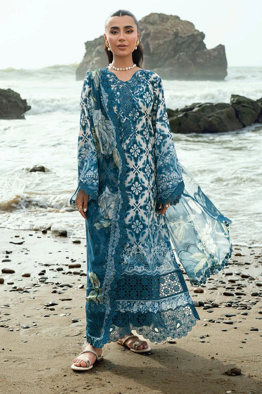 Gardenia by Nurèh – Embroidered & Printed Lawn 3 Piece Suit with Chiffon Dupatta (NSG-204)