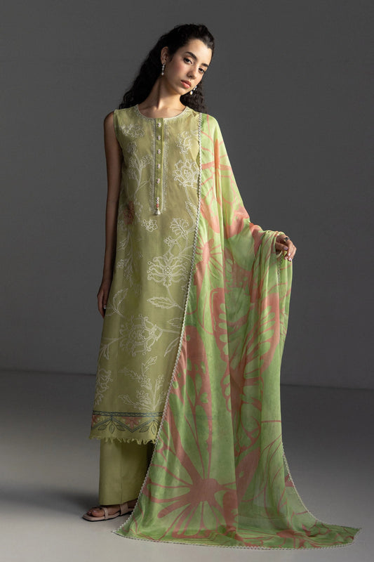 Coco By Zara Shahjahan Lawn 2026 – 3-Piece Embroidered Lawn Suit (Unstitched)ISLA-4B