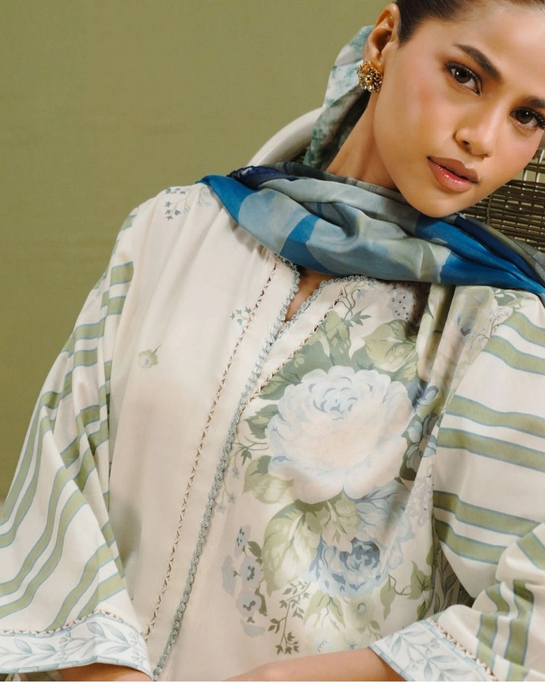 Coco By Zara Shahjahan 3-Piece Embroidered Lawn Suit (ZEYA-1B)