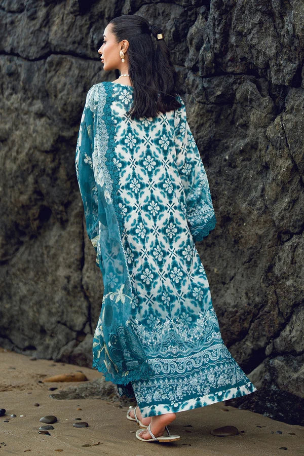 Gardenia by Nurèh – Embroidered & Printed Lawn 3 Piece Suit with Chiffon Dupatta (NSG-204)
