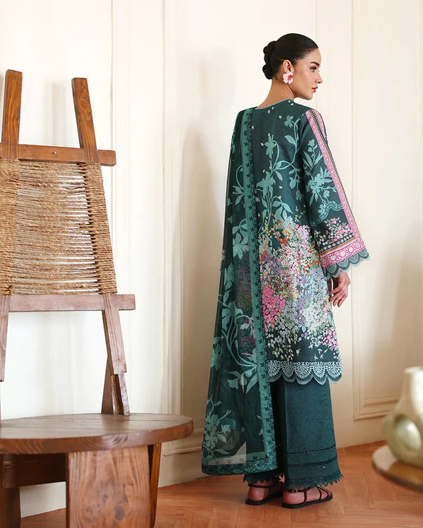 Roheenaz Éclat | Buttercup Bloom | Unstitched 3 Piece Lawn Suit (Printed & Embroidered)