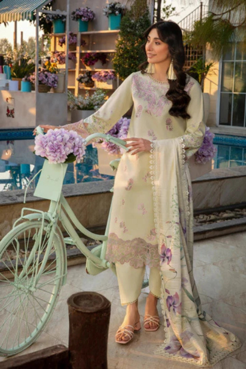 Rangrasiya Manah | Printed Lawn Embroidered Ready-to-Wear Suit