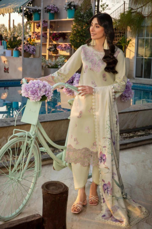 Rangrasiya Manah | Printed Lawn Embroidered Ready-to-Wear Suit