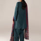 Iznik spring summer Teal Blue Embroidered Lawn 3 Piece stitched Suit (SS-10)