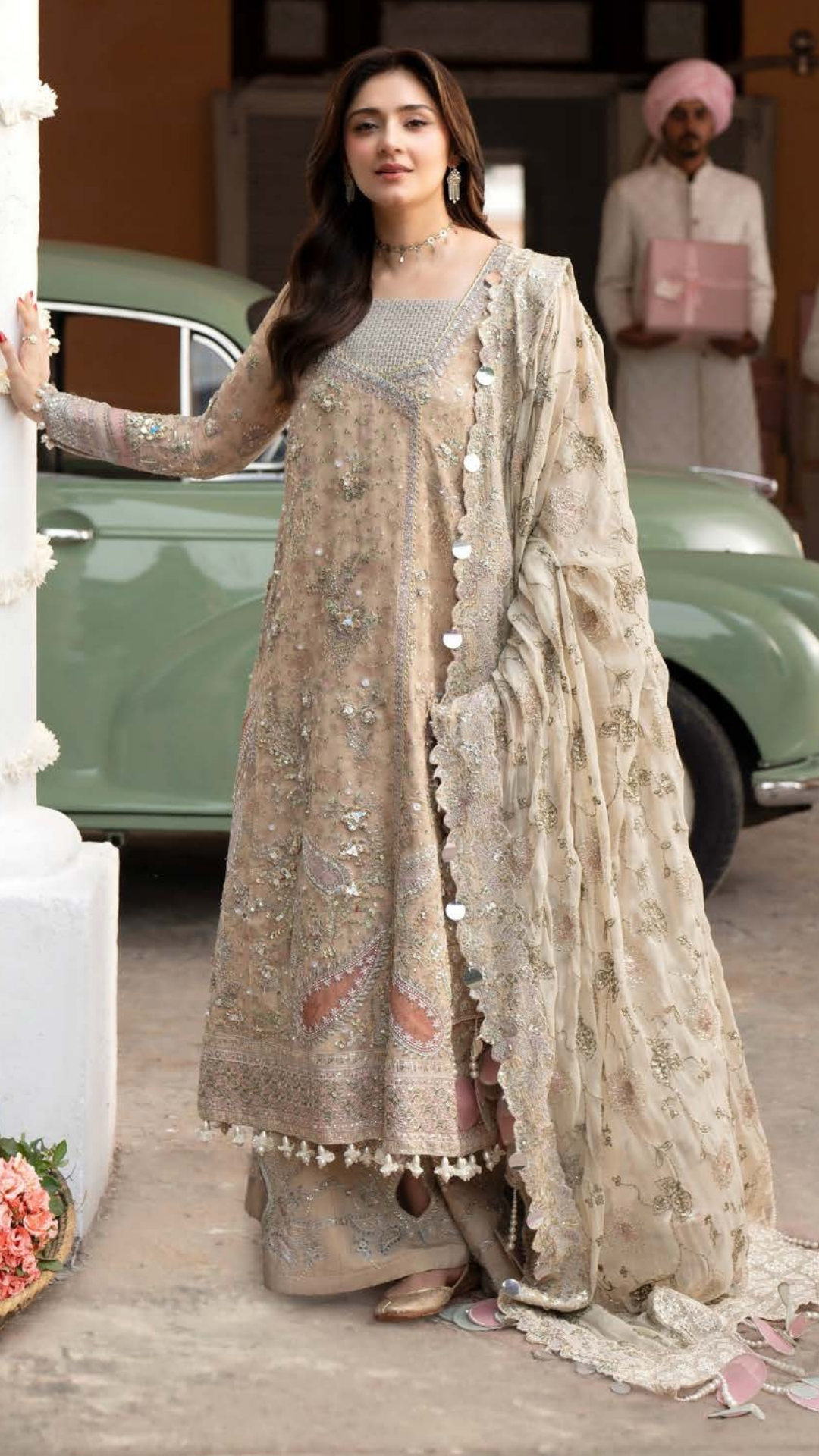 Nureh Jhoomro Embroidered Unstitched 3 peice Luxury Formals suite 2026 (NL-96)