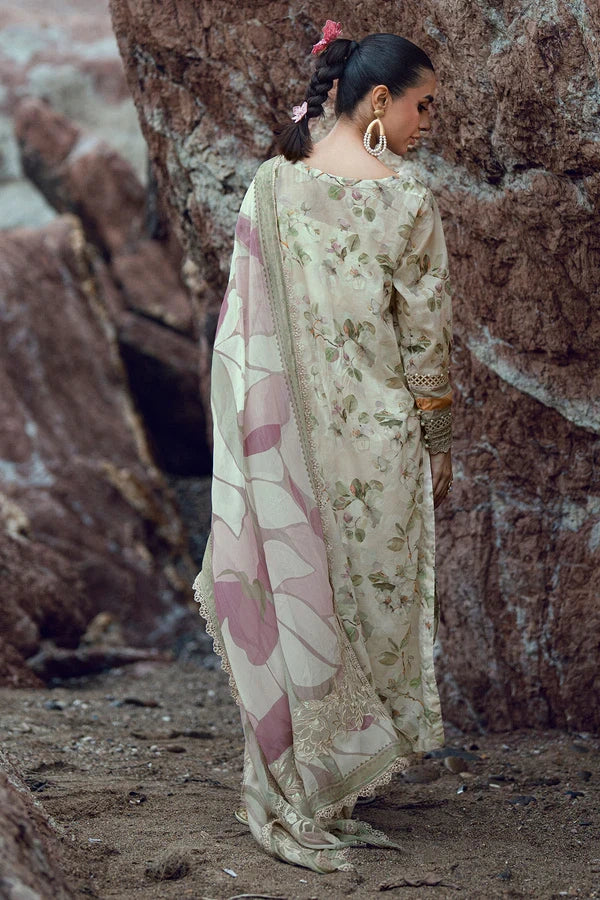 Gardenia by Nurèh – Embroidered & Printed Lawn 3 Piece Suit with Chiffon Dupatta (NSG-205)