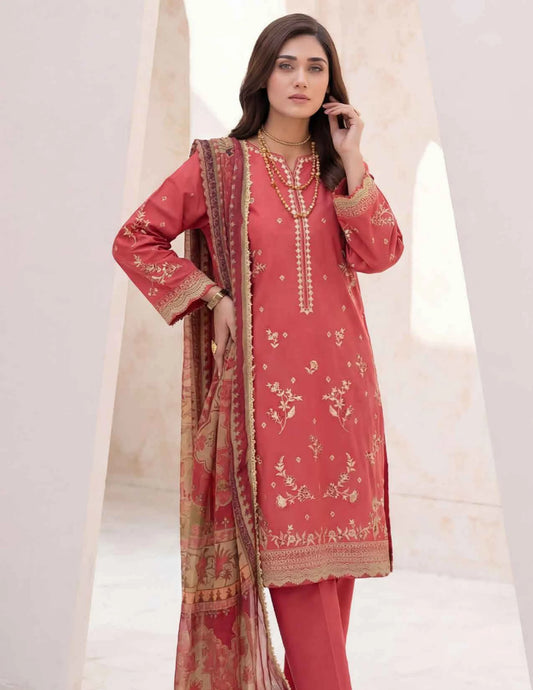 AMAL Spring Pret by Allys – 3PC Stitched Embroidered Suit | Spring Collection 2026