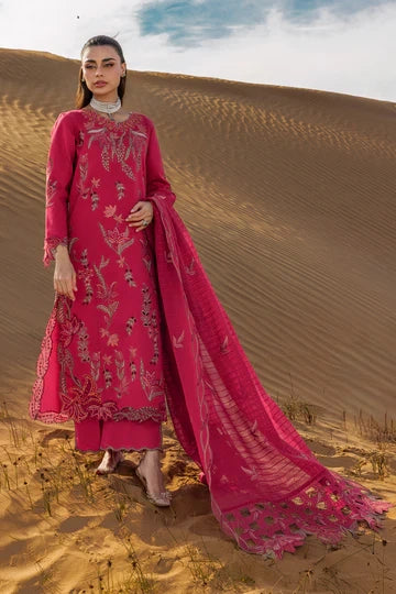 Rang Rasiya – Safa | Luxury 3D Floral Embroidered Lawn 3-Piece Suit