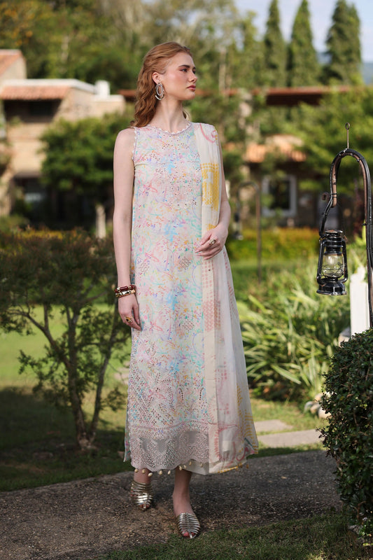 Print Kaari by Raaya – 2 Piece Unstitched Printed & Embroidered Lawn Suit (MARVELLE)