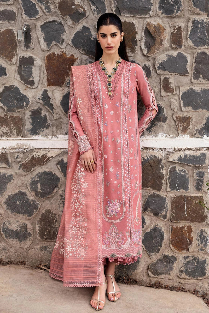 Qalamkar Qlinekari Inlays – Chikankari Embroidered Lawn Ready to Wear (DC #03)