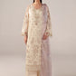 Iznik spring summerOff-White Embroidered Lawn 3 Piece stitched Suit (SS-06)