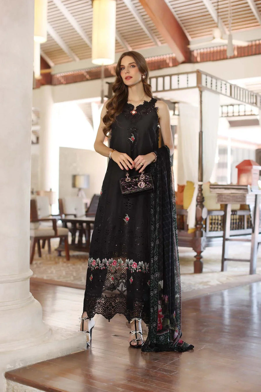 Saadia Asad 04A Eid Handwork Laserkari 25'