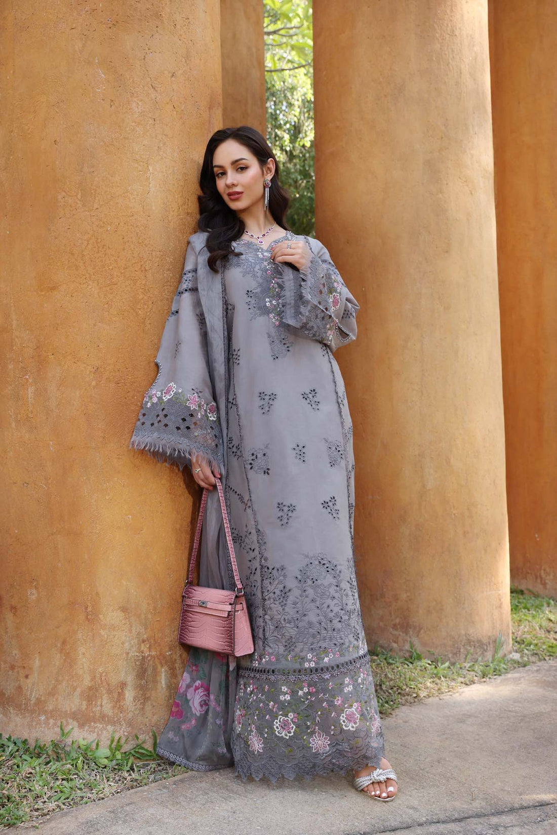 Saadia Asad 02B Eid Handwork Laserkari 25'