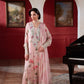 Amaya by Nureh Luxury embroidered chiffon 6 Piece Unstitched Suit (AM-38)