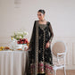 Amaya by Nureh Luxury embroidered chiffon 6 Piece Unstitched Suit (AM-42)
