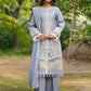Inlays Mahnur By Angan – Embroidered Lawn 3 Piece Unstitched Suit (AN-006)