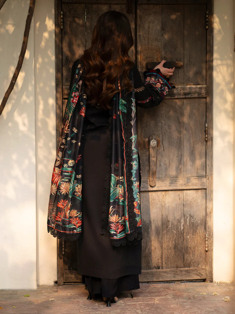 Inlays Mahnur By Angan – Embroidered Lawn 3 Piece Unstitched Suit (AN-007)