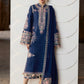 Hussain Rehar by Zun - Embroidered Lawn 3 Piece Unstitched Suit – Blue (Abi)