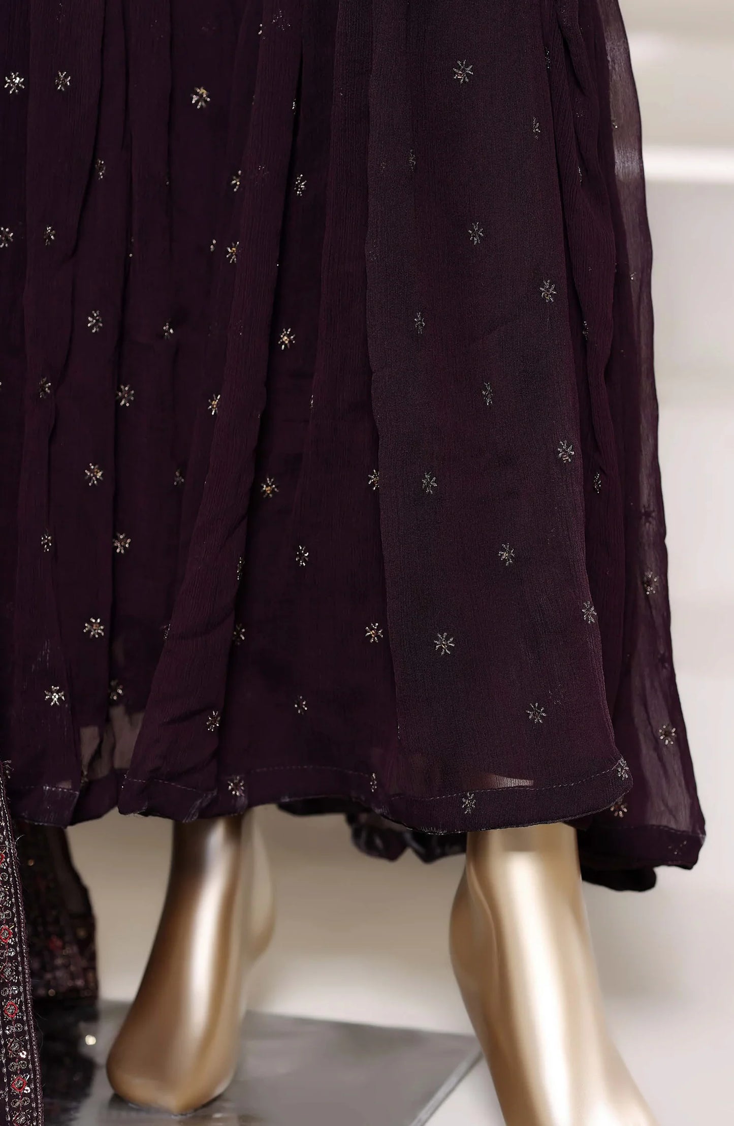 Afsanay by Sadabahar Embroidered Chiffon Stitched 3 Piece Suit (CR-33)