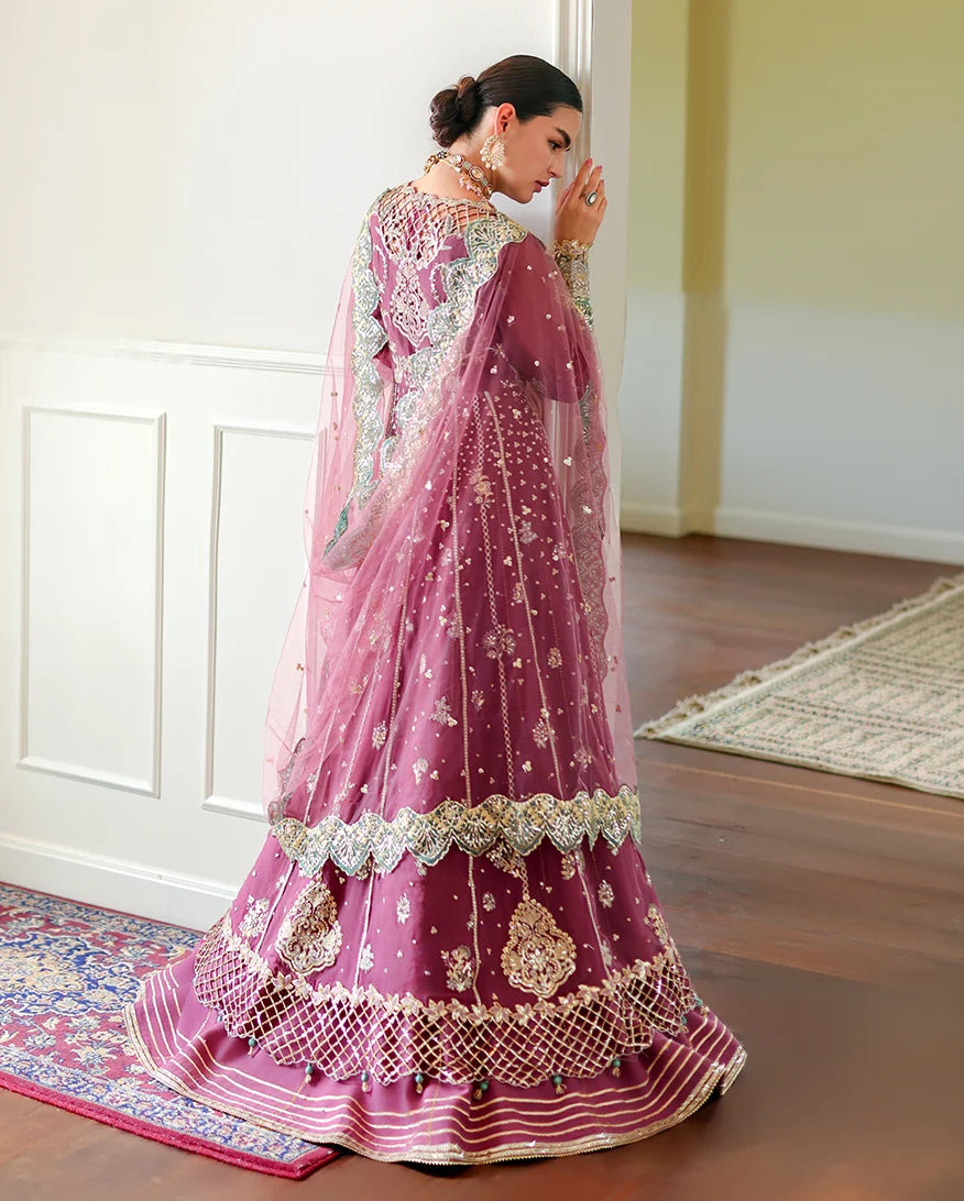 Roheenaz  whisper of grace Unstitched chiffon vol. II | 3-piece luxury suit (Alessia)