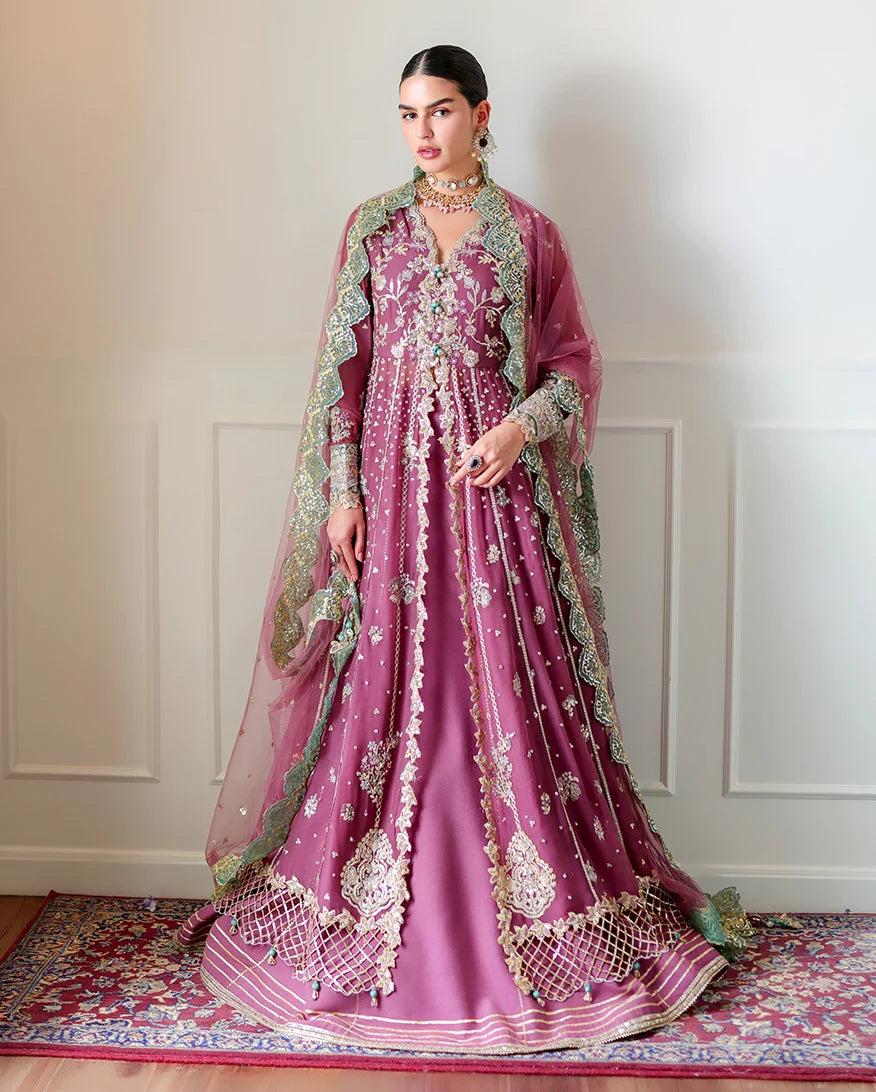 Roheenaz  whisper of grace Unstitched chiffon vol. II | 3-piece luxury suit (Alessia)