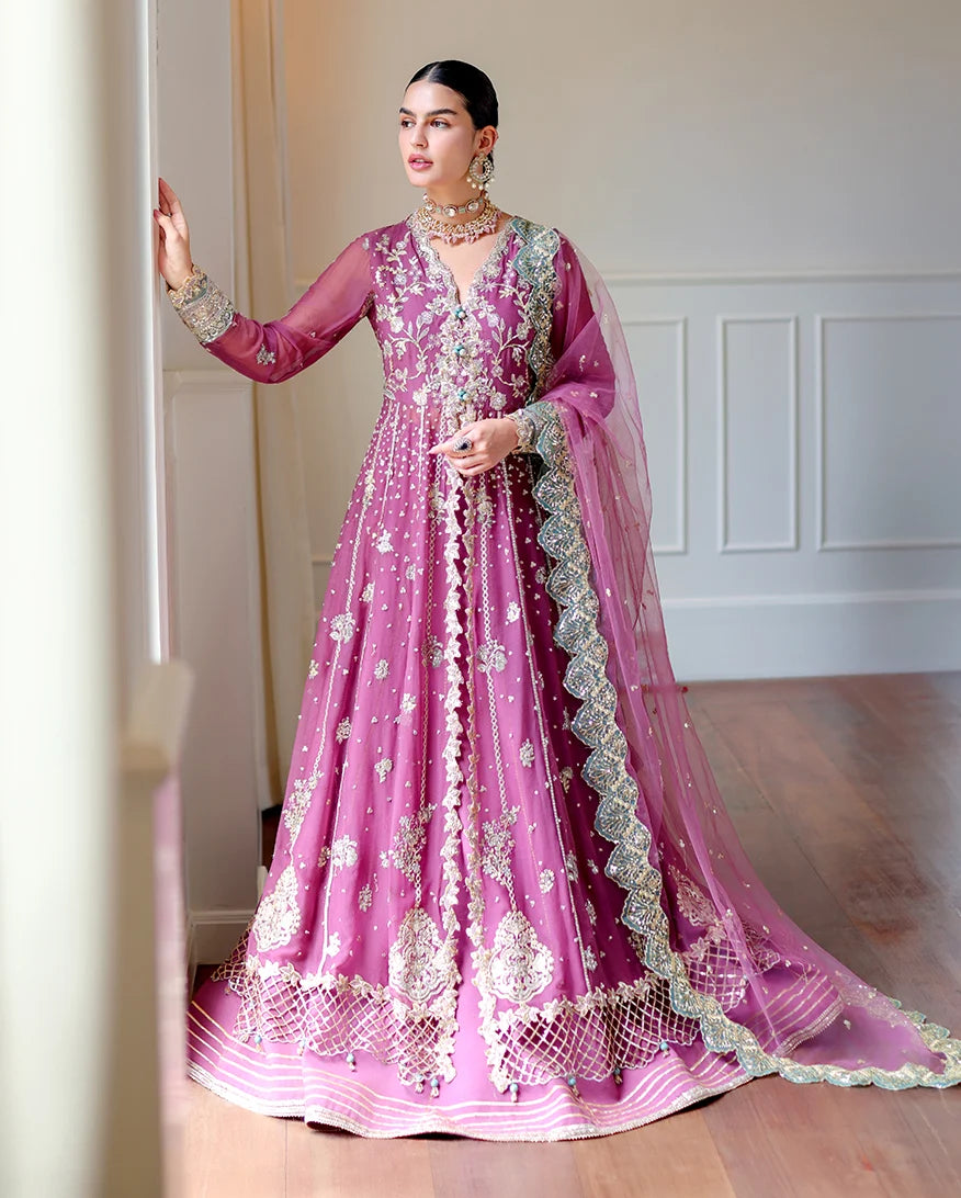 Roheenaz  whisper of grace Unstitched chiffon vol. II | 3-piece luxury suit (Alessia)
