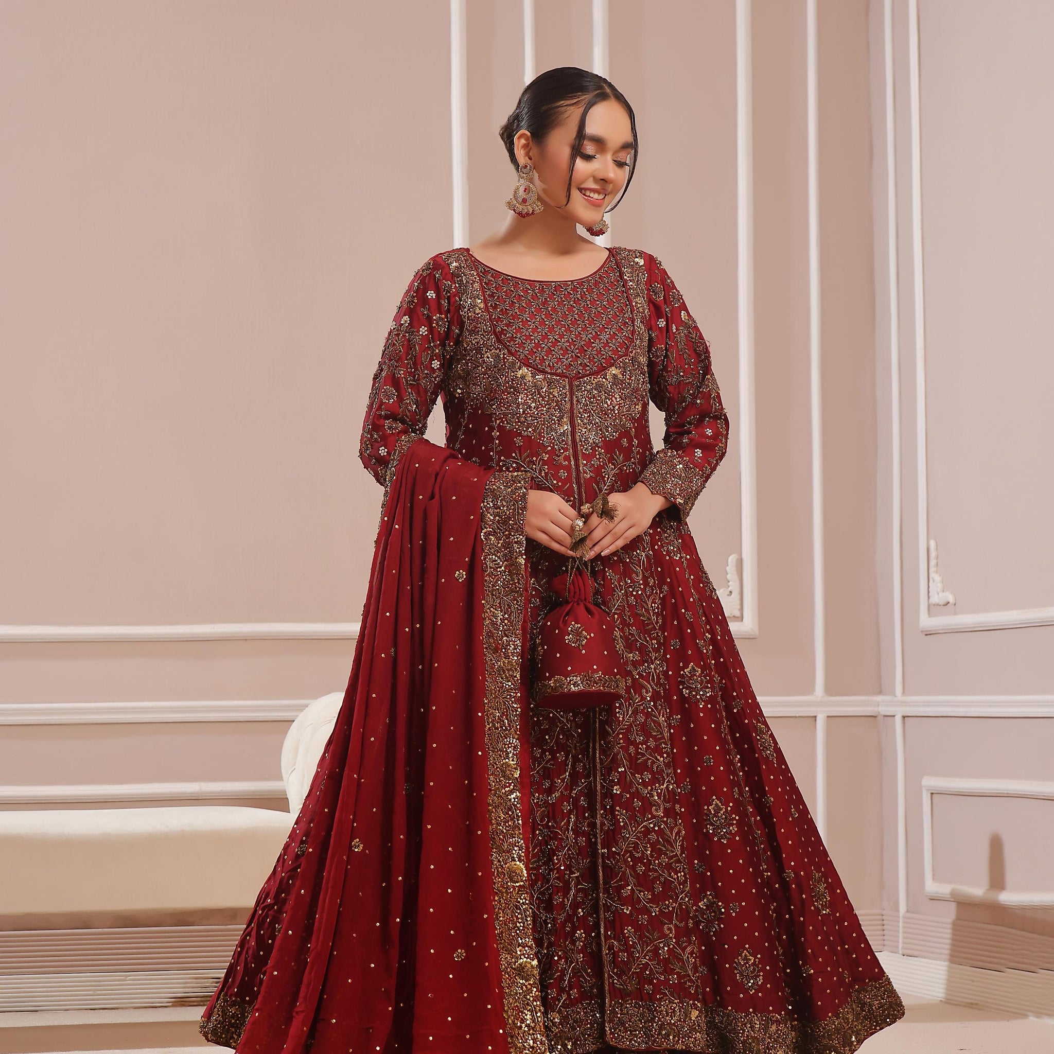 Amna Khurram D-10 Bridal Wear | Handwork Collection