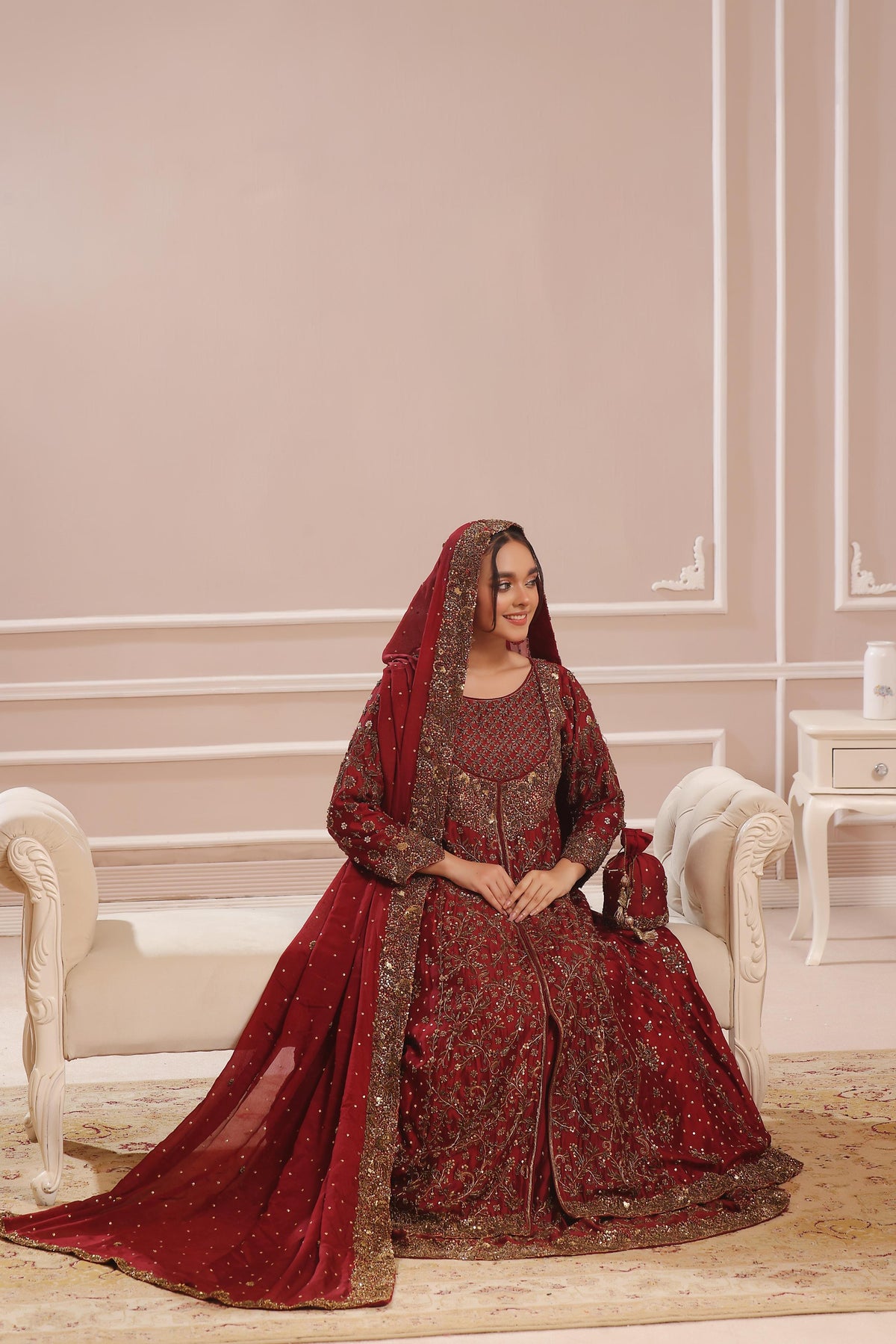 Amna Khurram D-10 Bridal Wear | Handwork Collection