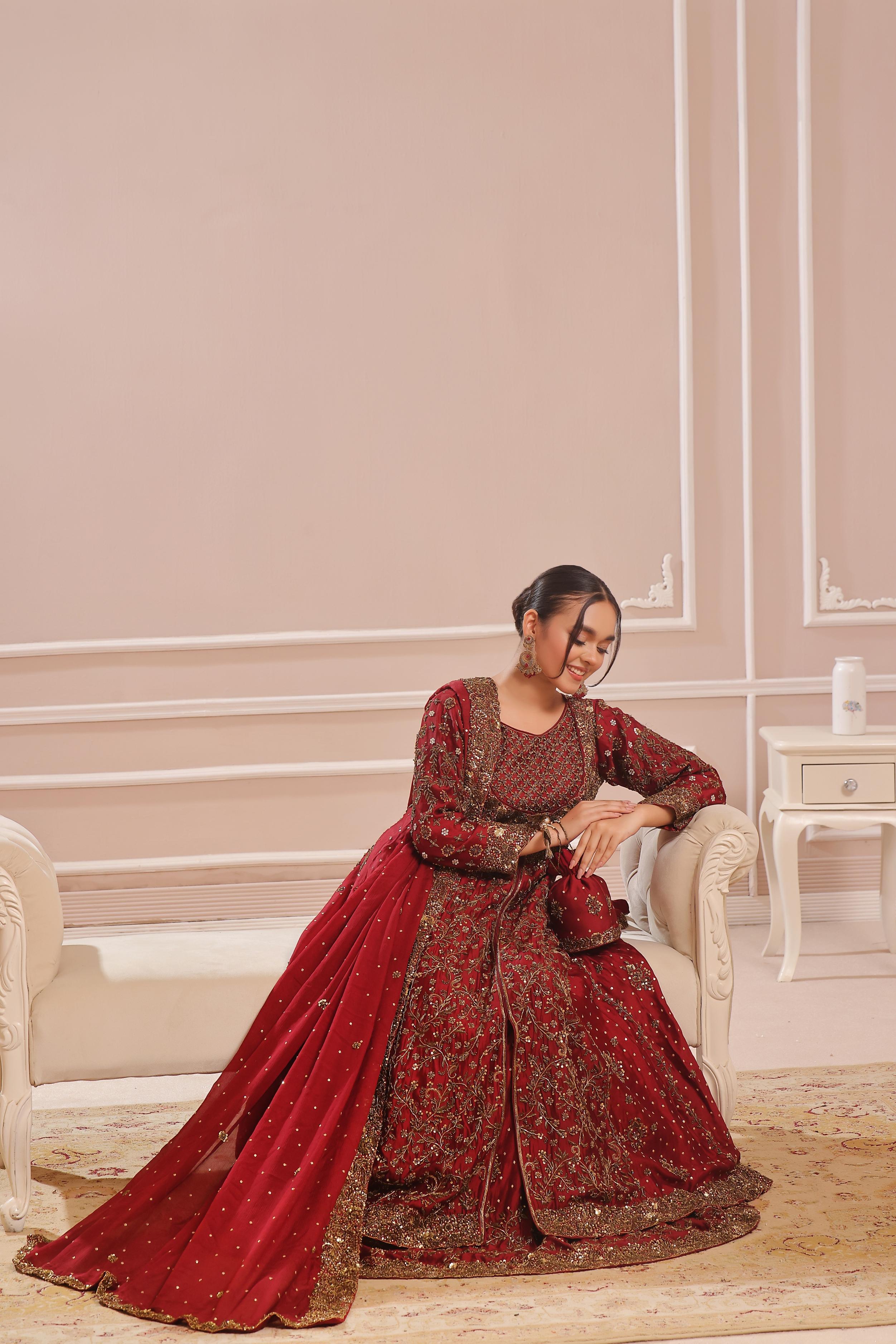 Amna Khurram D-10 Bridal Wear | Handwork Collection
