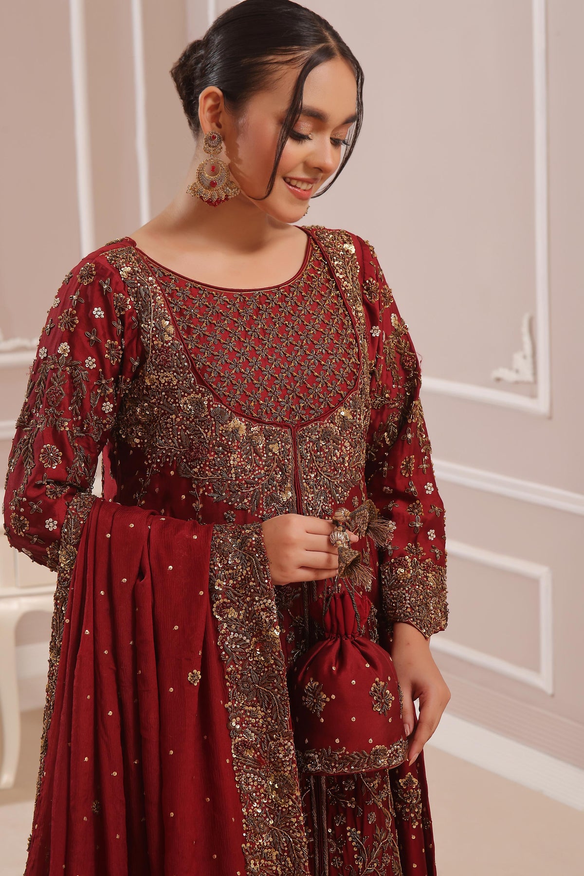 Amna Khurram D-10 Bridal Wear | Handwork Collection