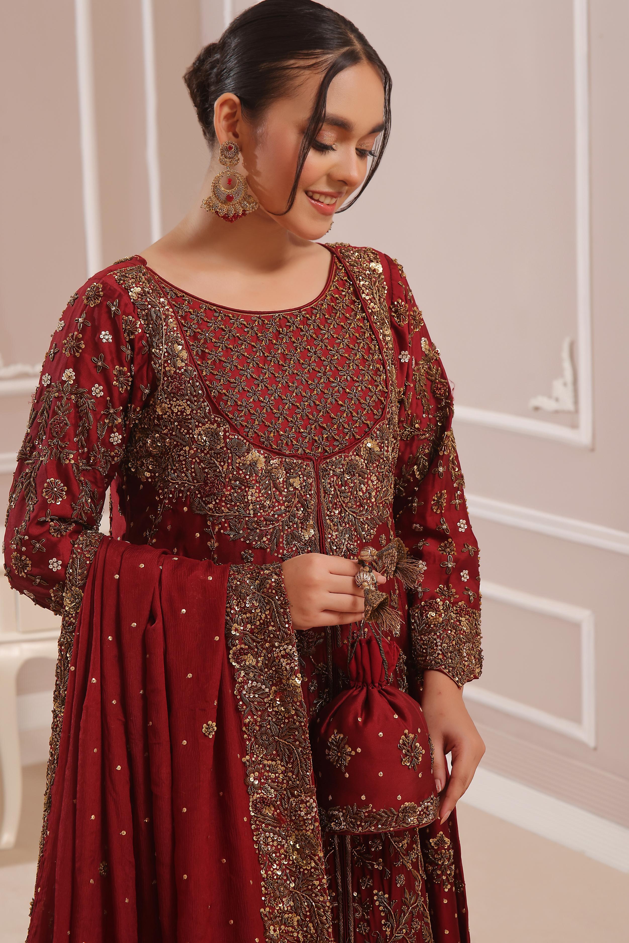 Amna Khurram D-10 Bridal Wear | Handwork Collection
