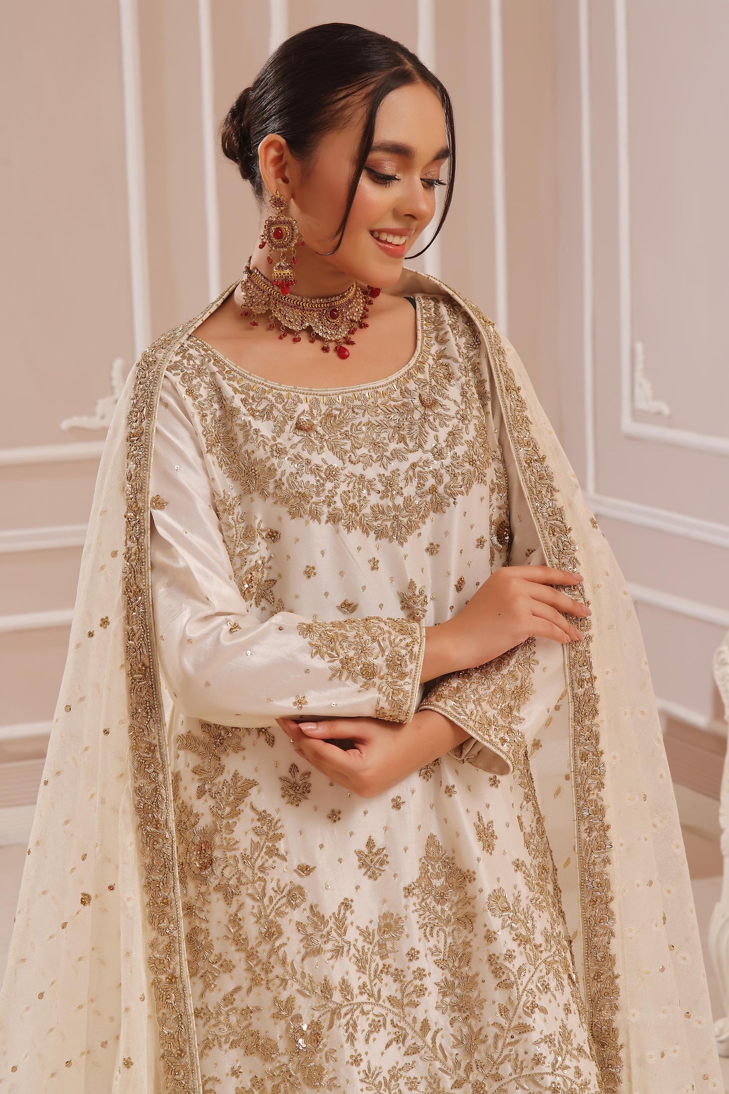 Amna Khurram D-4 Bridal Wear | Handwork Collection