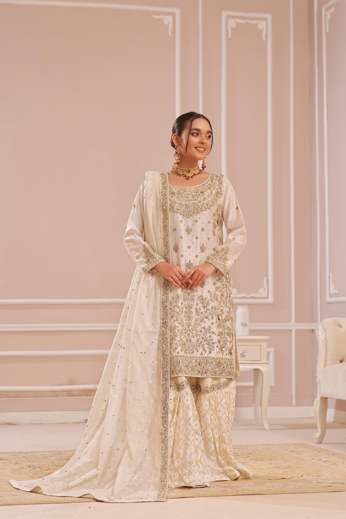 Amna Khurram D-4 Bridal Wear | Handwork Collection