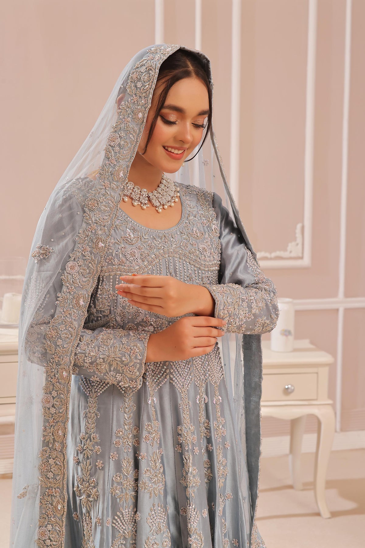 Amna Khurram D-5 Bridal Wear | Handwork Collection