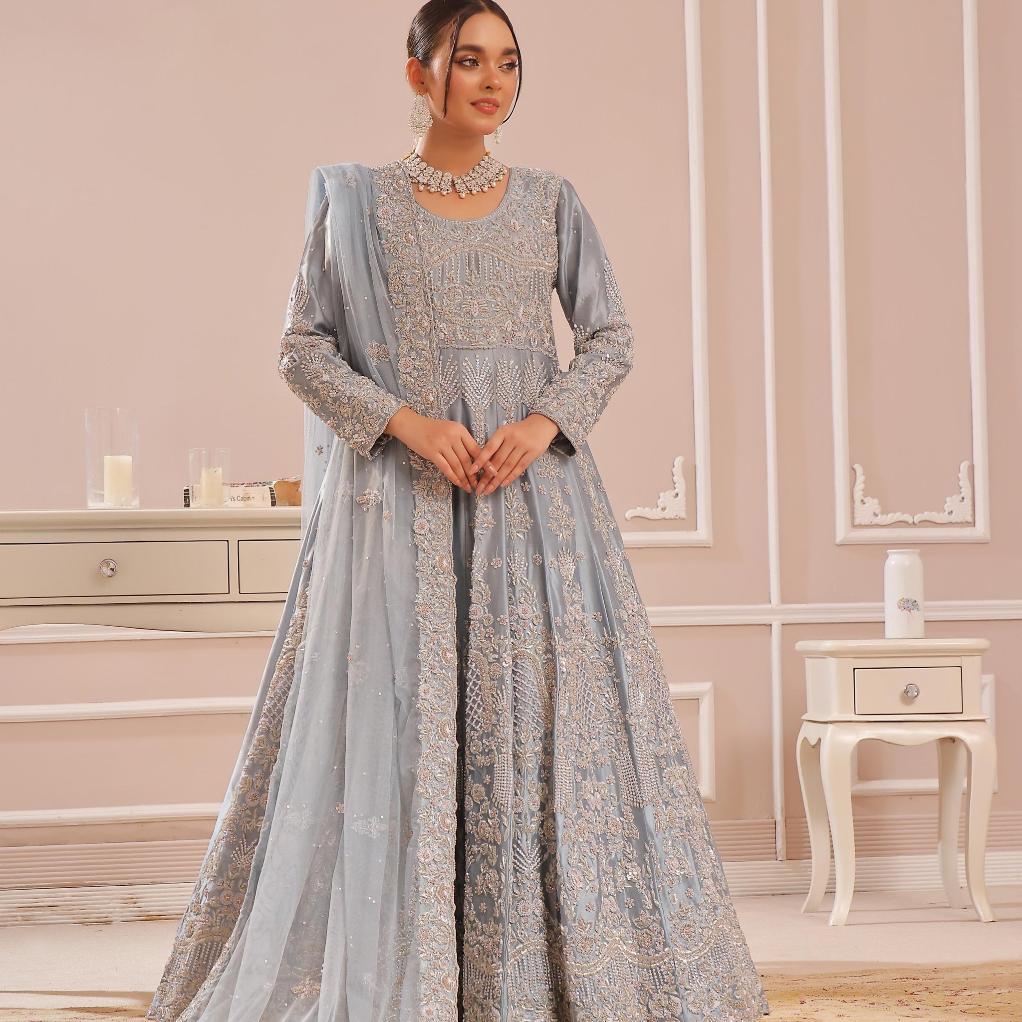 Amna Khurram D-5 Bridal Wear | Handwork Collection