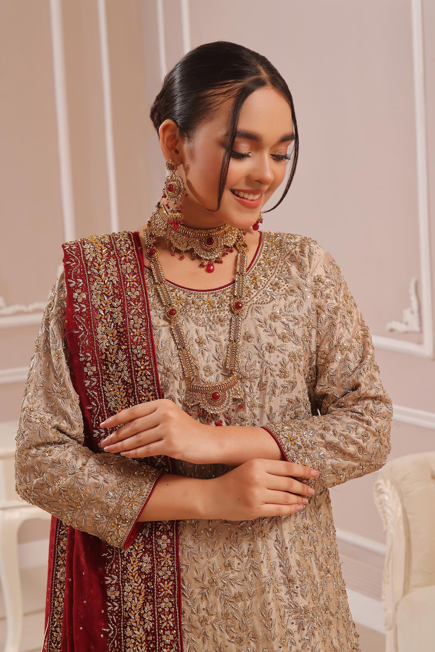 Amna Khurram D-8 Bridal Wear | Handwork Collection