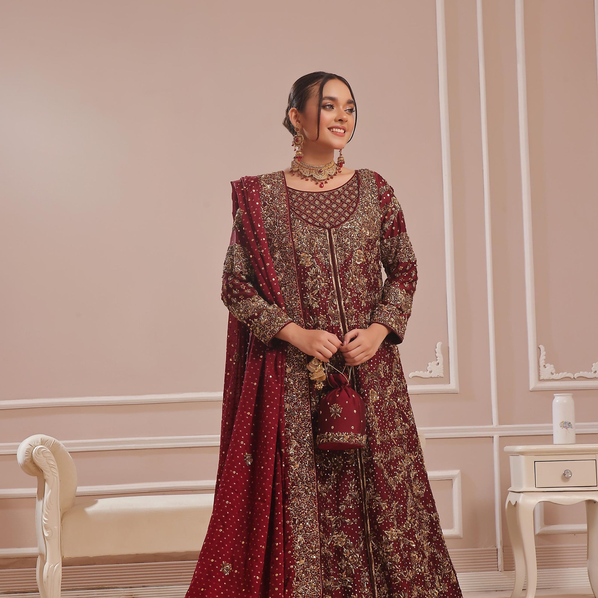 Amna Khurram D-9 Bridal Wear | Handwork Collection