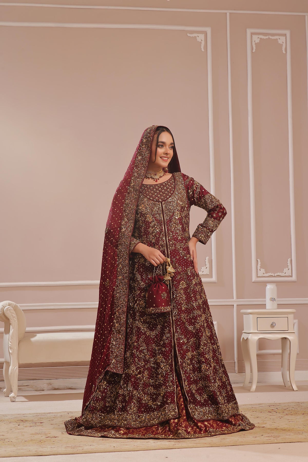 Amna Khurram D-9 Bridal Wear | Handwork Collection