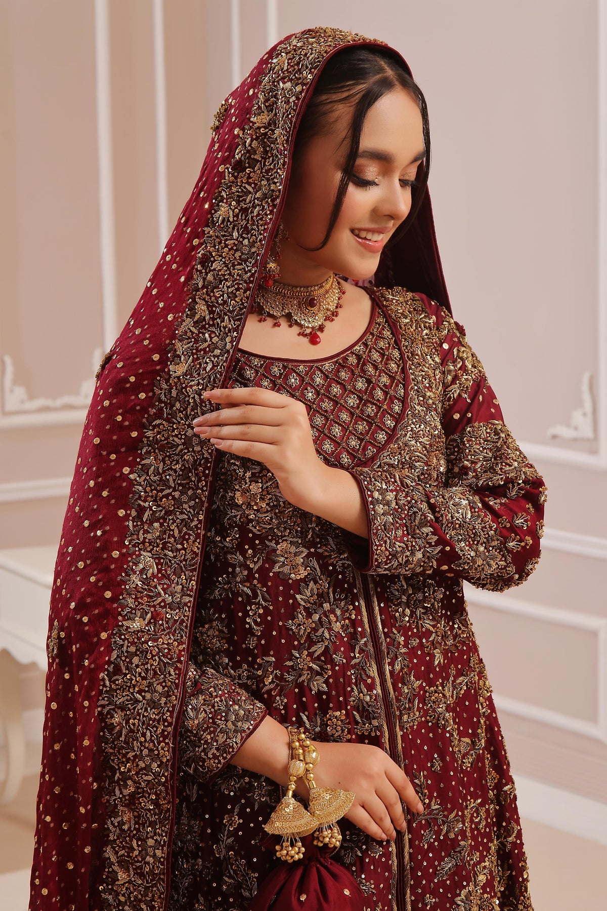 Amna Khurram D-9 Bridal Wear | Handwork Collection