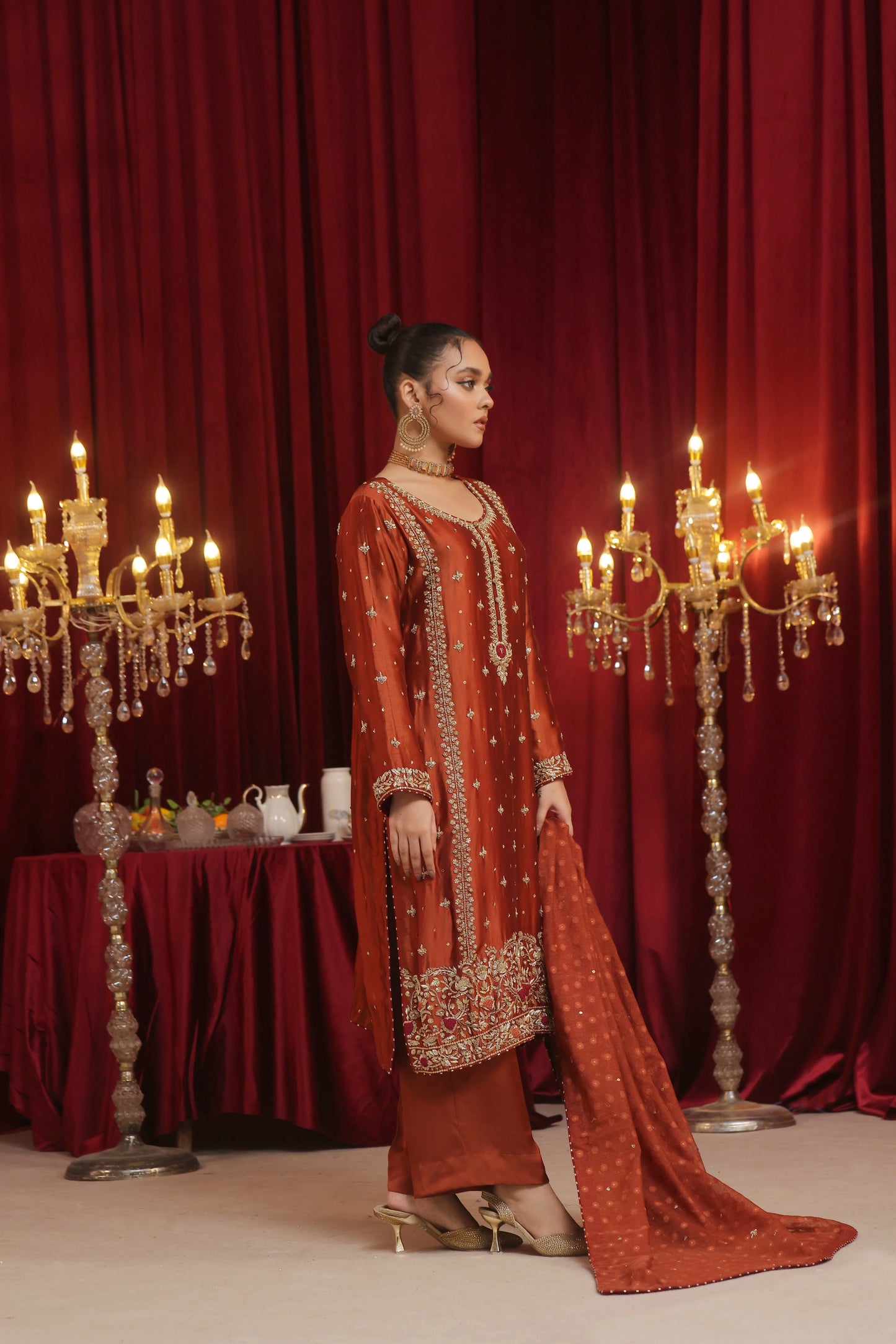 Amna Khurram Malika Semi Bridal Wear